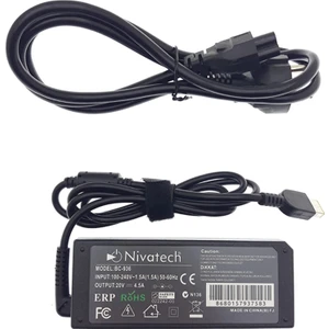 Lenovo ve Asus USB Notebook Uyumlu Laptop Adaptör 20V 4.5A BC936