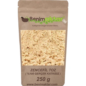 Benim Aktar Toz Zencefil 1.Kalite Katkısız 250 gr