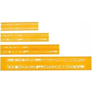 Teknik Resim Yazı Seti 3-5-7-10 mm 4'lü