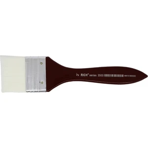 Rich 3500 Seri Beyaz Bordo Saplı Sentetik Zemin Fırçası İpek Fırça No : 2