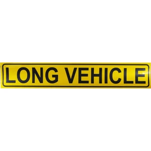 Long Vehichle Yazısı Reflektörlü Fosforlu Şerit Bant 9 cm x 50 cm