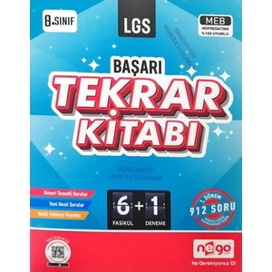 Nego Yayınları Lgs Başarı Tekrar Kitabı