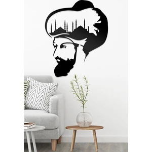 Fatih Sultan Mehmet Dekoratif Ahşap Tablo