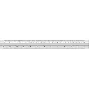 Tribldesimetre Şeffaf)12 Inch 30 cm