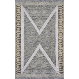 Rugs Modern Rustik Yellow 4009 Bej Haki Iskandinav Stil Kilim