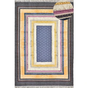 Rugs Modern Rustik Navy 4000 Boho ve Iskandinav Stil Kilim