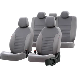 Hyundai Getz 2002-2011 Özel Üretim Koltuk Kılıfı Original Design Gri