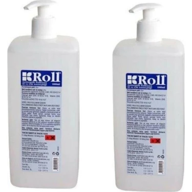 ROLL Antiseptik El Cilt Antiseptiği Dezenfektanı 1000 ML 2