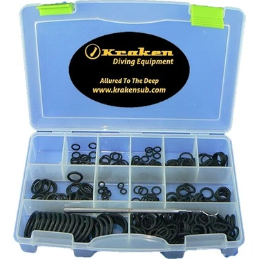 Kraken O-Ring Set 12 Çeşit 400 Adet, Oring Çıkartıcı