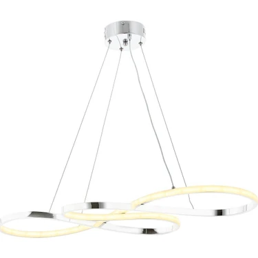 Eray Aydınlatma 1013-KR Krom  LED Avize(Beyaz Işık -Sarı Işık - Gün