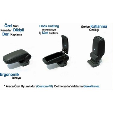 niken renault clio 4 araca ozel kol dayama kolcak 2013 fiyati