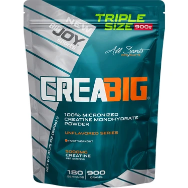 Bigjoy Sports Creabig Powder Creatine Monohydrate Micronized 900