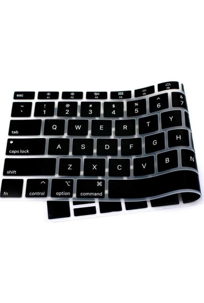 Arabulalaca Apple Macbook Air 2020 A2179 13" 13.3" Touch Id Türkçe Silikon Q Klavye Koruyucu