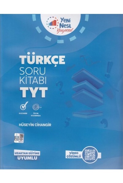 Yeninesil YKS TYT Türkçe Soru Kitabı Video Çözümlü