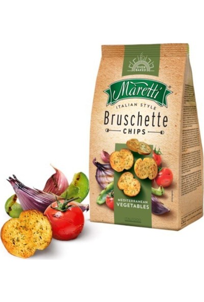 Maretti Bruschette Medıterranean Vegetables 70 gr x 5 'li