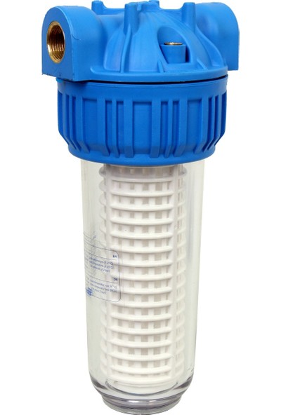 Aquafer 10 Inç Yıkanabilir Su Arıtma Filtresi (2 Inç Girişli)