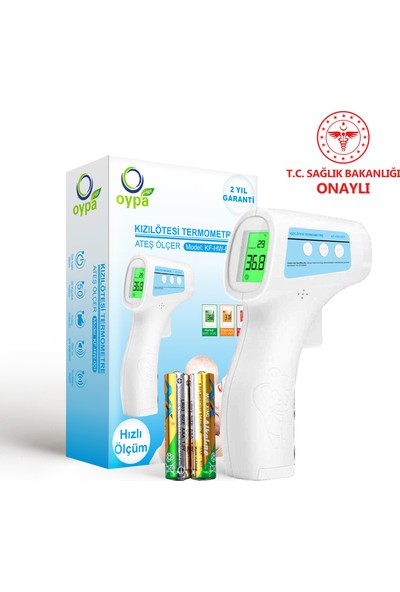 Oypa Life Dijital Infrared Termometre Temassız Kızılötesi Ateş Ölçer