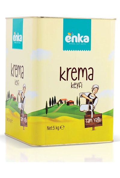 Enka Krema - %65 Yağlı 5 kg (Tereyağlık Krema)