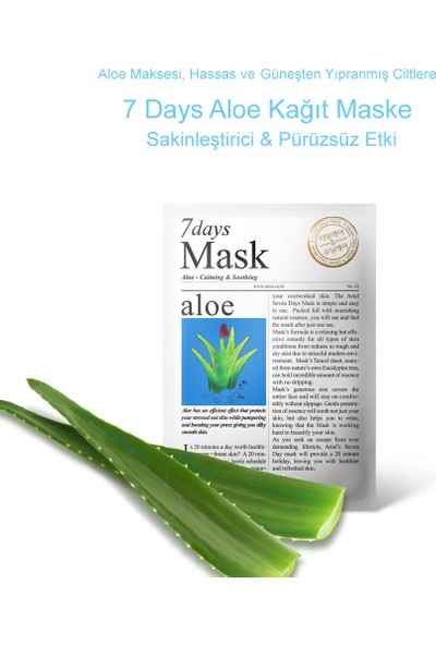Ariul Seven Days Mask – Aloe