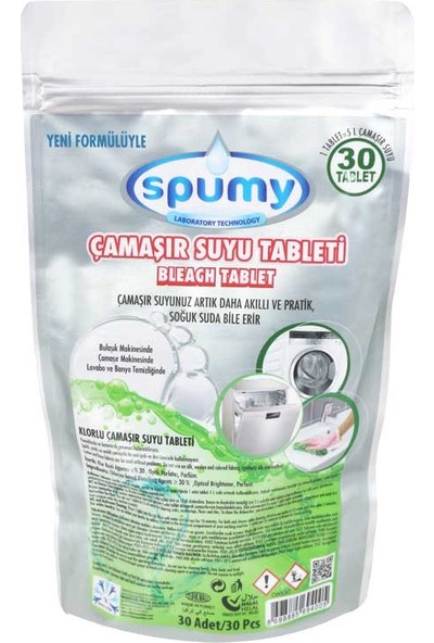 Spumy Çamaşır Suyu Tableti 30 Tablet