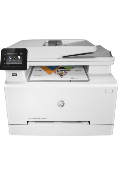 HP Color LaserJet Pro MFP M283fdw Yazıcı, Baskı, fotokopi, tarama, faks, Ön USB'den baskı,  Çift taraflı baskı; 50 yapraklık kıvrımsız ADF, 7KW75A