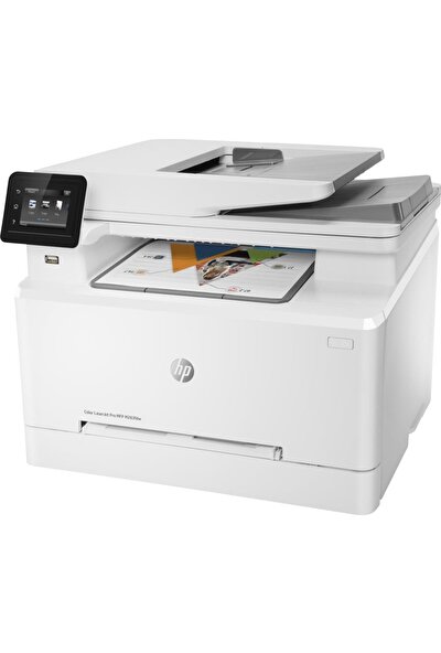 HP Color LaserJet Pro MFP M283fdw Yazıcı, Baskı, fotokopi, tarama, faks, Ön USB'den baskı,  Çift taraflı baskı; 50 yapraklık kıvrımsız ADF, 7KW75A