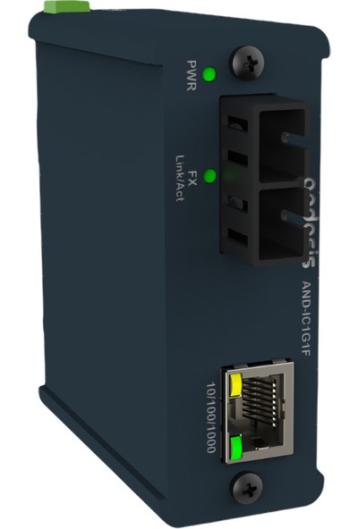 Andasis Media Converter 1 Port Ge Bakır 1 Port Fiber Optik Çevirici AND-IC-1GE1F