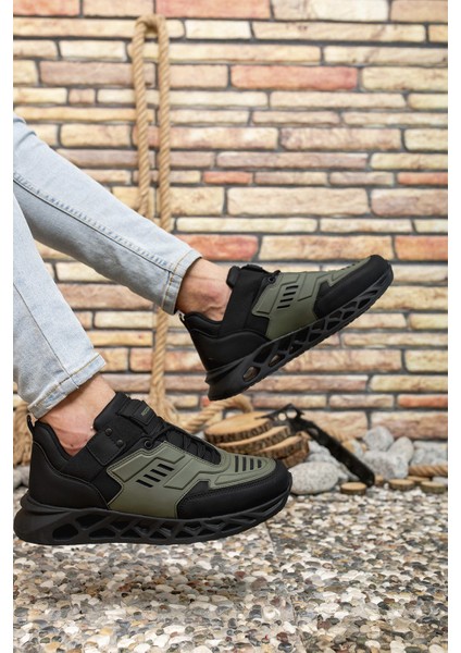 Haki Siyah Erkek Sneaker 00122021