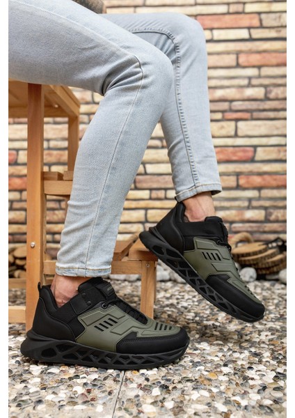 Haki Siyah Erkek Sneaker 00122021
