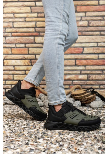 Haki Siyah Erkek Sneaker 00122021