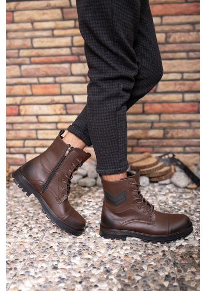 Kahvrengi Cilt Erkek Bot 0012347 fiyatları