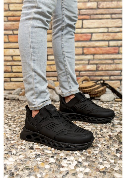 Siyah Siyah Erkek Sneaker 00122021