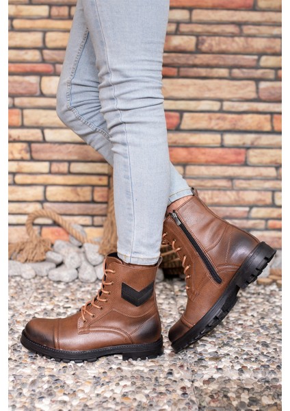 Erkek Bot Taba Cilt Kışlık Su Geçirmez ve Rahat Taban Özellikleriyle fırsatları