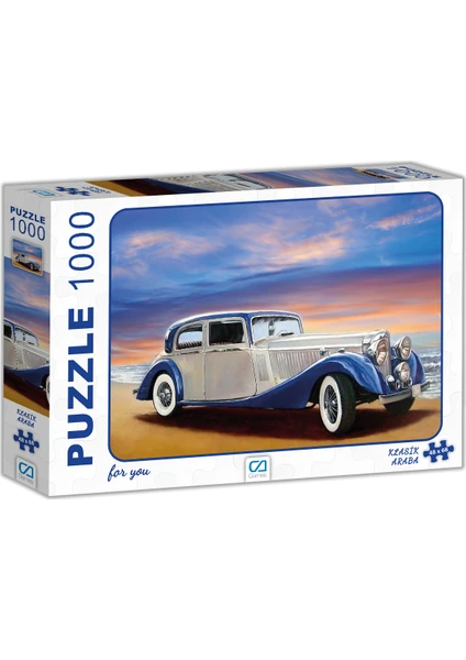 Ca Games Klasik Araba 1000 Parça Puzzle