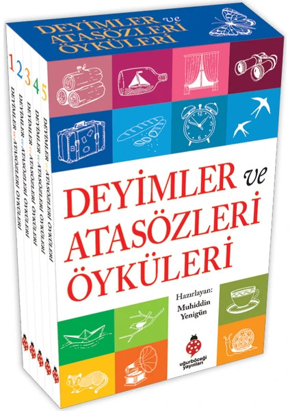 Deyimler Ve Atasözleri Öyküleri Seti - (5 Kitap Kutulu) - Muhiddin Yenigün