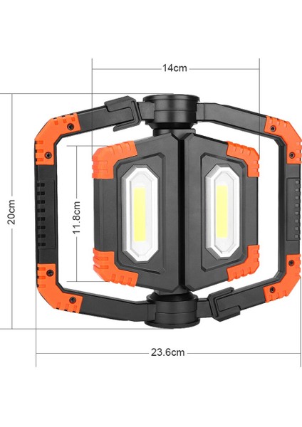 Barnetta Br S100 30W Katlanabilir Cob LED Projektör