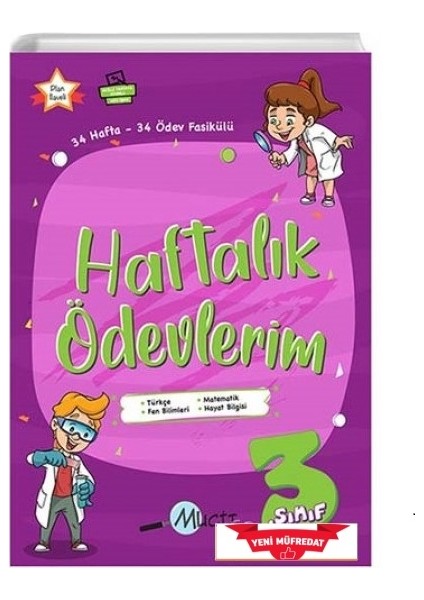 3. Sınıf Haftalık Ödevlerim Tüm Dersleri