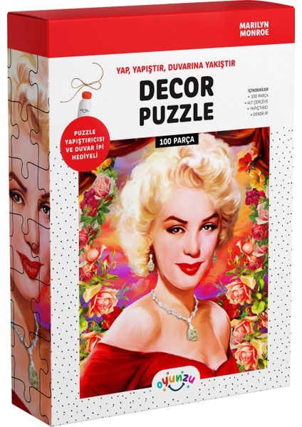 100 Parça Puzzle Marilyn Monroe