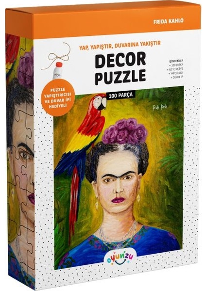 100 Parça Puzzle Frida Kahlo