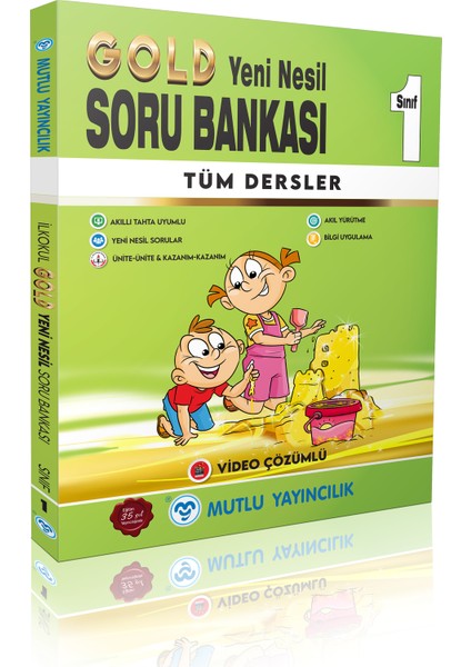 1. Sınıf Gold Yeni Nesil Tüm Dersler Soru Bankası