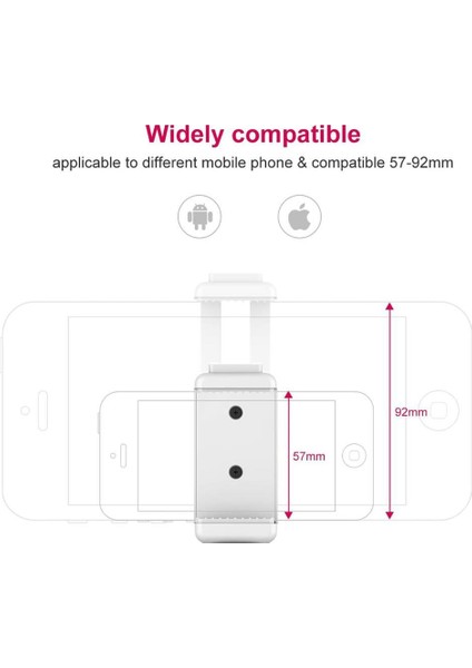 St-07 Telefon Tripod Standı Beyaz