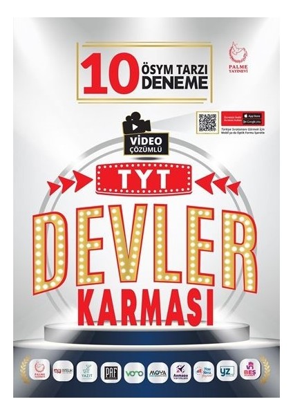 Palme Yayıncılık TYT Devler Karması 10 Deneme Sınavı