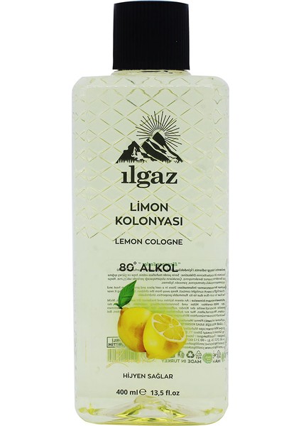 Elegance Series Limon Kolonyası 400 ml 80 Derece Kolonya