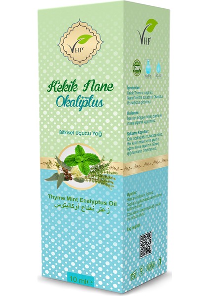 Kekik Nane Okaliptus Yağı 10 cc