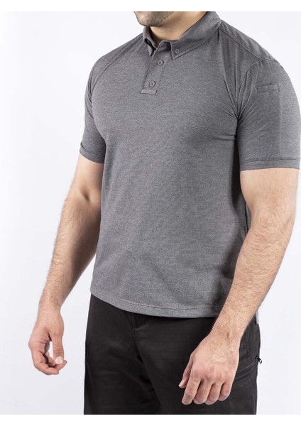 Kısa Kollu Lacos Kumaş Tişört (Vav Tlac-01)