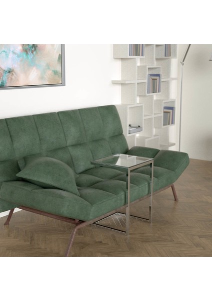 Potrica C Sehpa - Paslanmaz Ayak Cam fiyatları