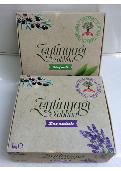 Karakılıç Zeytinyağı Sabunu 2 kg Lavantalı + Defneli %100 Doğal El Yapımı Sıcak Döküm Sabun