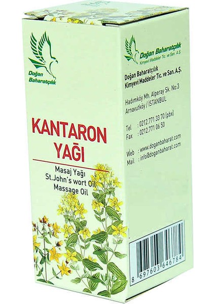 Kantaron Yağı 20CC