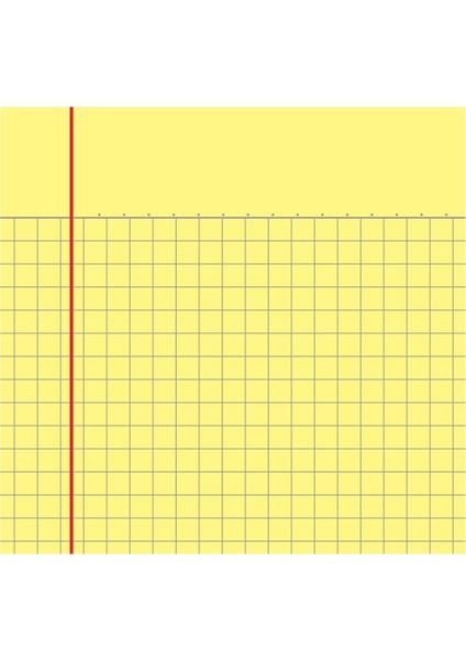 Folıx London A4 Kareli 80 Yaprak Spiralli Bloknot Sarı - 3 Adet