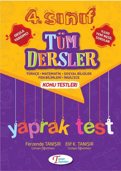 Tanışır Yayınları 4. Sınıf Tüm Dersler Yaprak Test